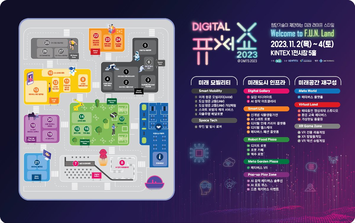 Hhh000172's tweet photo. [Digital Future Show 2023]

The Sandbox content can be found on the metaverse platform booth!

#Futureshow #Kintex #Metaverse #Thesandbox #Metaworld https://t.co/kAKbyaaQOk