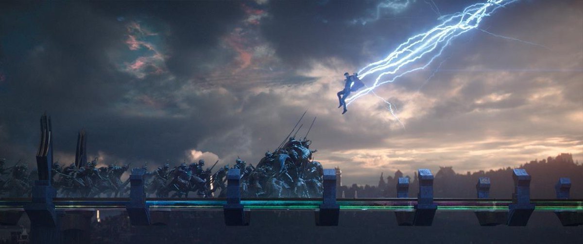 CultureCrave's tweet photo. 'Thor: Ragnarok' released 6 years ago today ⚡️ https://t.co/LiynIbWmwa