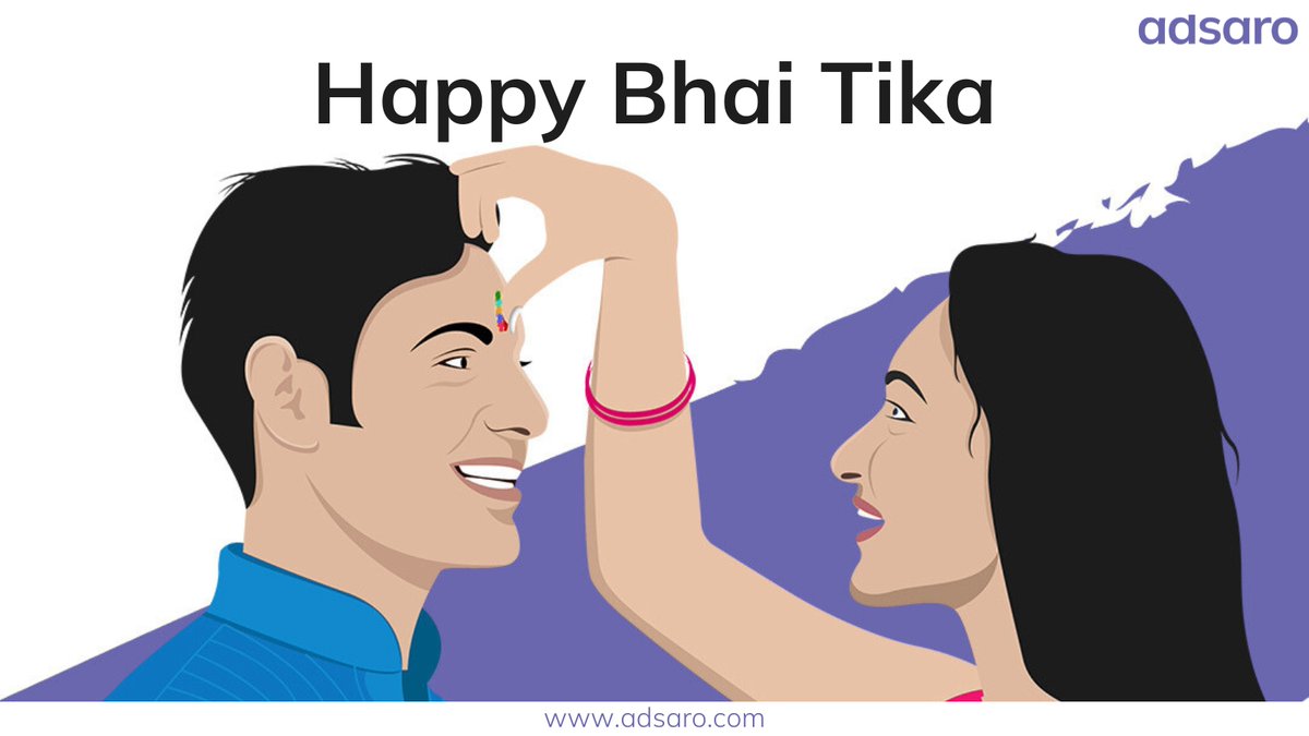 Adsaroadnetwork's tweet photo. Happy Bhai Tika
#Bhaitika #nepalifestival #adsaro #admedia #admedianetwork #advertisement #advertiser #publishers https://t.co/w9QAx9mOPm
