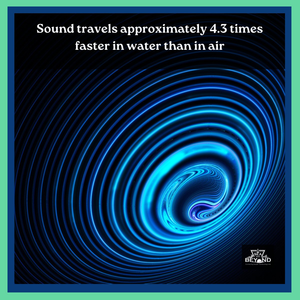 It's all about water - cool conversation for animals, while we humans stuck playing 'can you hear me now?'
#didyouknowfacts #didyouknow #facts #factsdaily #trending #deepsea #sound #education #learning #amazingfacts #amazinglearning #knowledgesharing #factsoflife #water