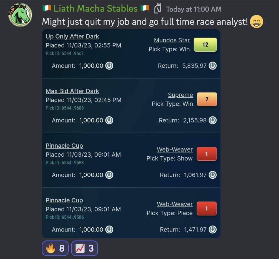 Photo Finish™ LIVE 🐎 Virtual Horse Racing tweet media