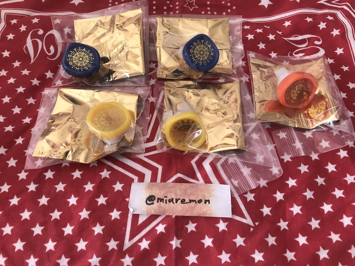miuremon's tweet photo. 交換 うたプリ スタリ 単独 STAR TREASURE スタトレ スタツア

譲>
リングライト 真斗 那月 レン
特典 フライトタグ 那月 レン

求>
リングライト トキヤ > 翔
特典 音也

11/4 AGF手渡し、都合付けば都内手渡し可能、または郵送
リングライトはコンプ目的のため、単体お声掛けはお時間いただきます https://t.co/BIXIYR3KDP