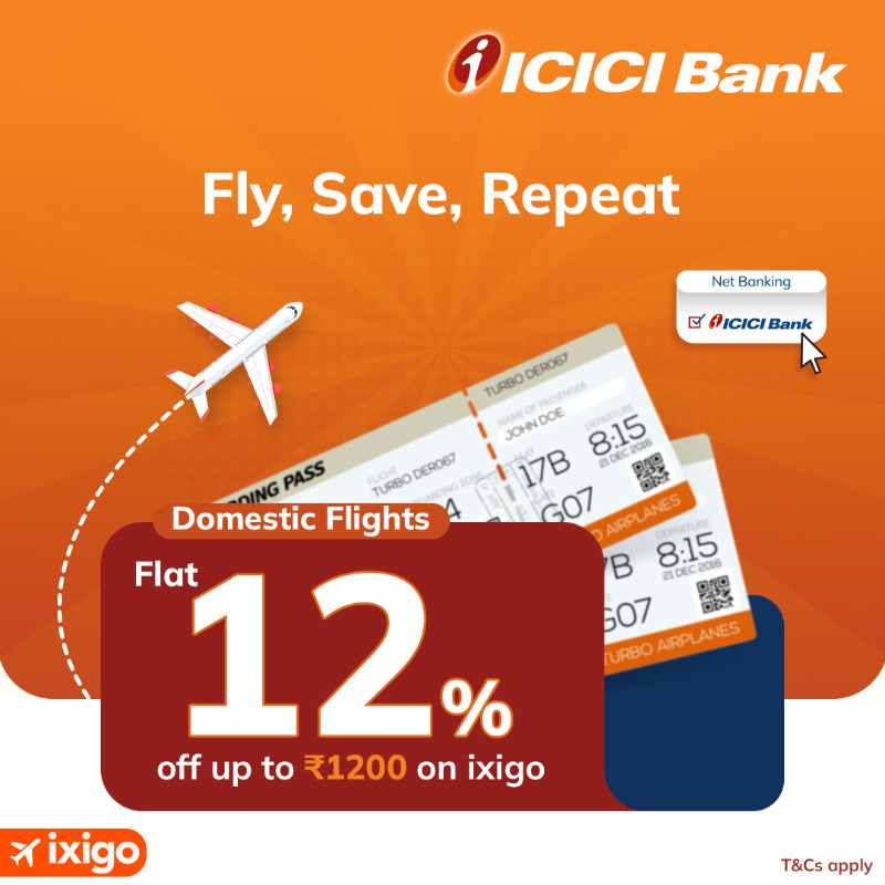 ICICIBank's tweet photo. Festive season plans just got better! Book your flights, stays and shop using #ICICIBankNetBanking to enjoy exclusive offers that make your holiday season even more special.

#Offers