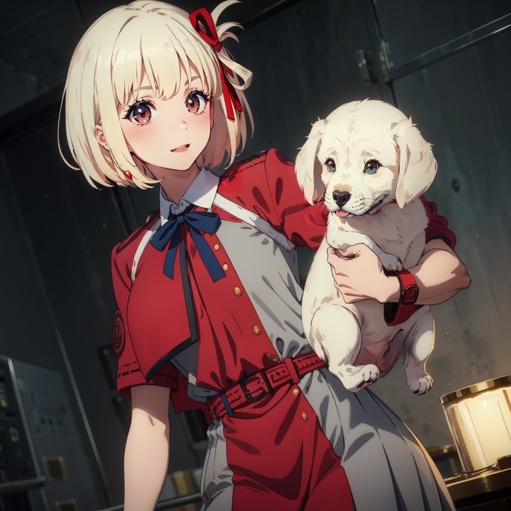 ArmandoValores's tweet photo. Chisato Nishikigi lovingly holds what she treasures most in the world.
#リコリコ #lycoris_recoil https://t.co/kX5BxhF9vr