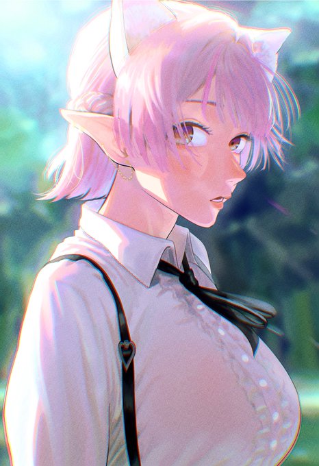 ふと目が合うえるえる#えるの絵だよ 