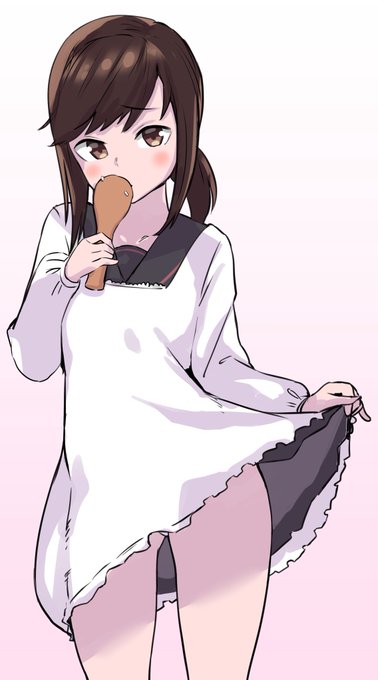 そういえば
割烹着吹雪を書いてたのを
忘れてたので再掲…

可愛いよね割烹着 