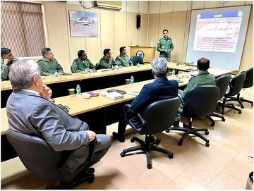 GuardianSky_IAF's tweet photo. #IAFTPS Delighted to host Giorgio Clementi, Chairman ITPS, Air Marshal R Nambiar (Retd), and Wg Cdr Dilip Babu (Retd) of #ITPS, Canada. The interactive exchanges included facility overviews and potential areas of academic collaboration. @SETP_ORG #SFTE #Flight Test

@IAF_MCC 

#UnFairEvictionOfSoniyaBansal #UnFairEvictionOfSoniyaBansal #Polimera2 #ReuniteWithFamily #गौ_उत्पाद #OrangeAlert #VayuVeer #VayuSena #VayuShakti #Tejas #IAFfanclub