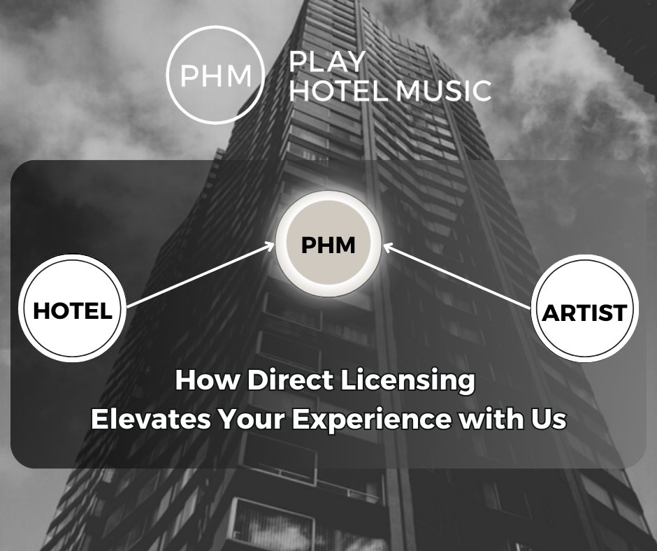 PlayHotelMusic1's tweet photo. #Playhotelmusic revolutionizes the #hotelmusic service experience by directly licensing artists, eliminating PRO fees. 

Enjoy exceptional and #affordablemusic with us.

Click the link below!
https://t.co/qrgiDxuZ1k

#BGM #hotels #hotelmusic #Directlicensing #licensing #FYP https://t.co/pI6hIAXmEO