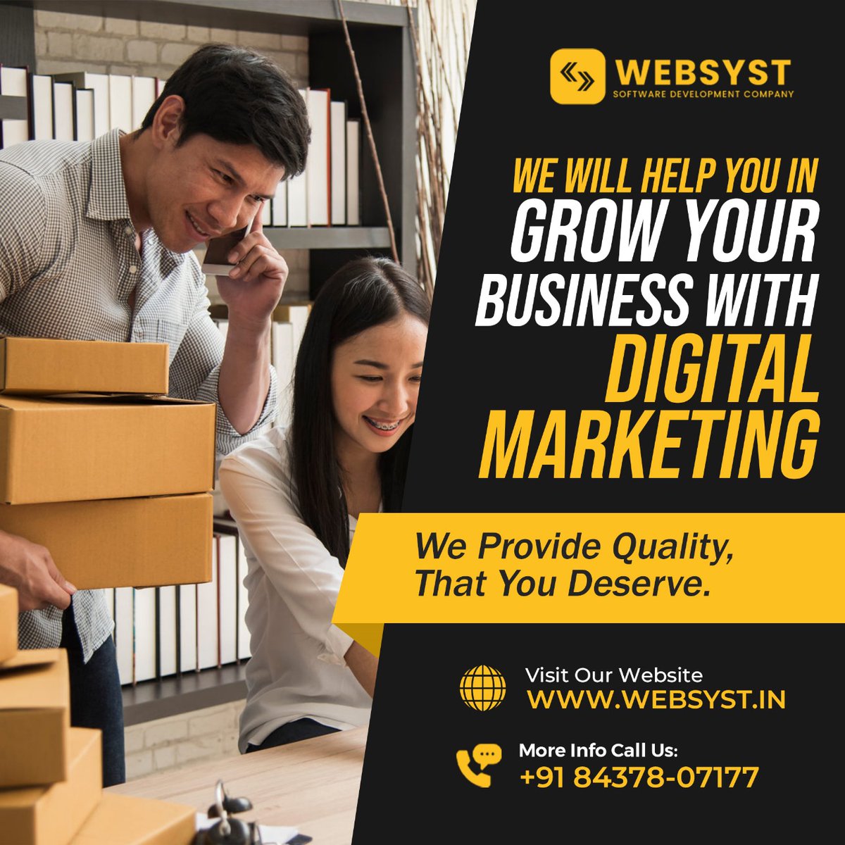 webcyst's tweet photo. Empowering businesses with data-driven digital marketing strategies. Let's connect and explore the world of online opportunities.

Get in touch now
☎️ Phone: +918437807177
🌎 Website: https://t.co/MNuTsnegJ9

#branding #marketing  #digitalmarketing #business #webdesigning #webdev https://t.co/RgwMRi1tic