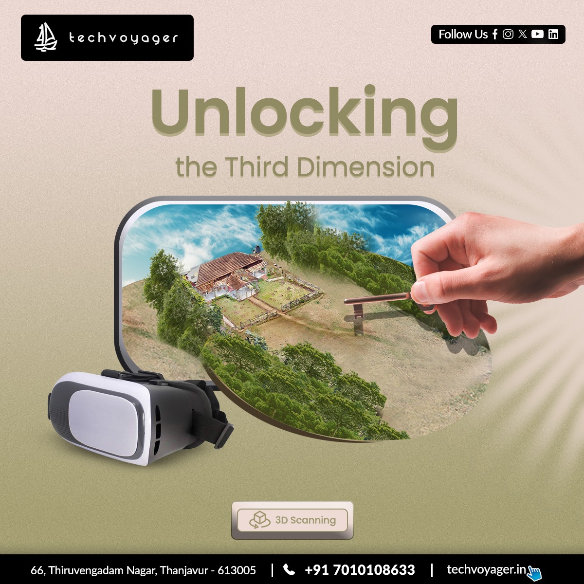 _TechVoyager_'s tweet photo. Unlock a new dimension of accuracy and detail with our advanced 3D scanning services. .
Book Now
#TechVoyager #Thanjavur #VirtualReality #3DVisualization #3DScanner
#3DPrinting #EngineeringTechnology #InnovationInScanning #blender3d #3dmodel https://t.co/nyRigv1Hee