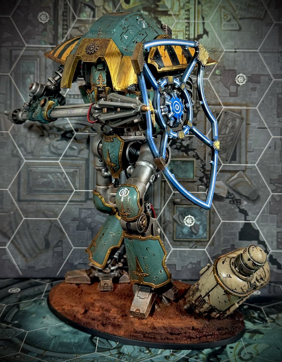 EATBATSmitzy's tweet photo. Imperial Cerastus knight Lancer was a joy to paint up, such a great sculpt. #warhammer
#warhammer40k
#warhammercommunity
#paintingwarhammer
#paintingwarhammer40k
#EATBATS
#imperialknight
#imperialknights
#imperialknights40k https://t.co/SNs7Fmwogy
