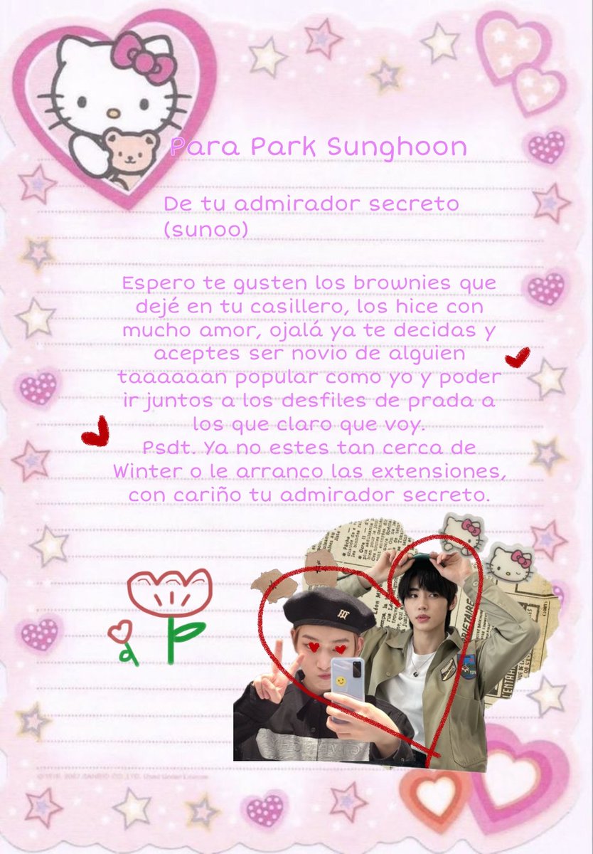 snooistt's tweet photo. ☆ PRIMADONNA • sunsun school au 

sunghøøn manifestó un admirador secreto.

pero se arrepintió de inmediato cuando su tweet llegó a manos de sunøø, el chico pesado del colegio que vive en su imaginación, con la cabeza más arriba que las nubes. https://t.co/WRT6Y8SVW9