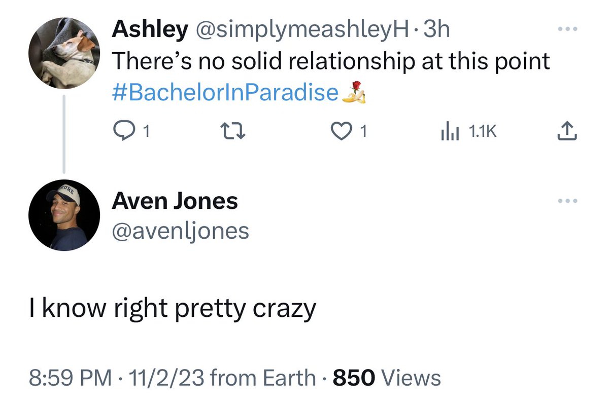 BIPCommenter's tweet image. Aven being petty as hell that #bachelornation isn’t believing he and Kylee’s chemistry would work outside of the show  😂

#BachelorInParadise