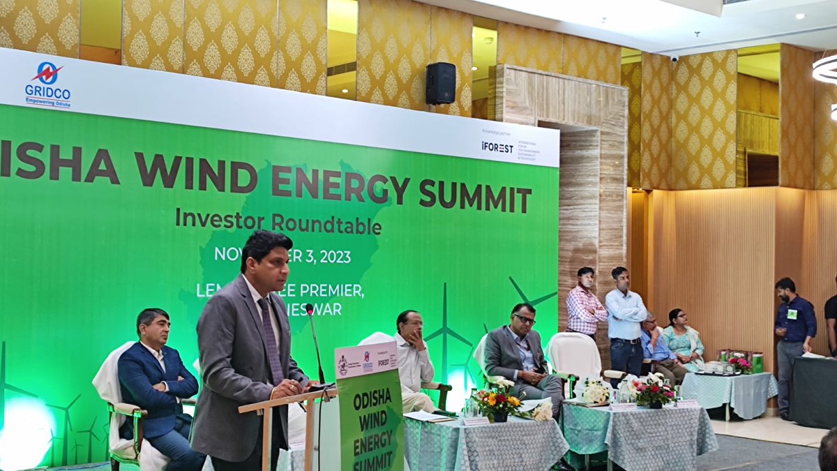 iForestGlobal's tweet image. Dr. Rajesh Katyal, Director General @niwe_chennai further highlighted that CUFs from #windprojects in #Odisha are very much comparable to other states, the only difference being that the projects have to be installed at 150m above ground level. 
#RenewableEnergyPolicy #windpower