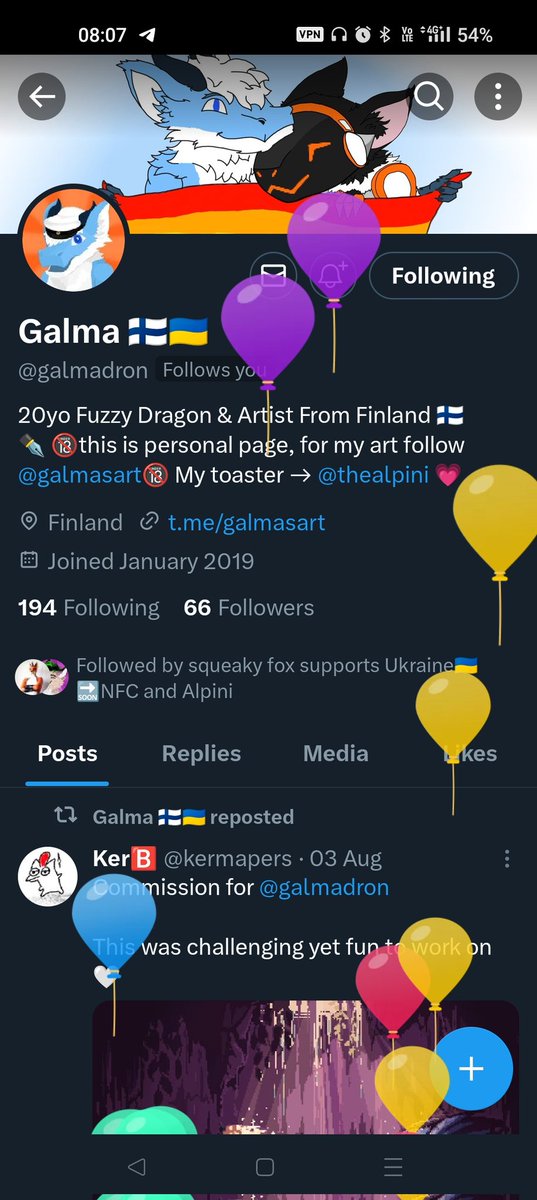 galmadron's tweet photo. Woah! the balloons arent paywalled yet, thanks Elon! https://t.co/mWBsz610vC