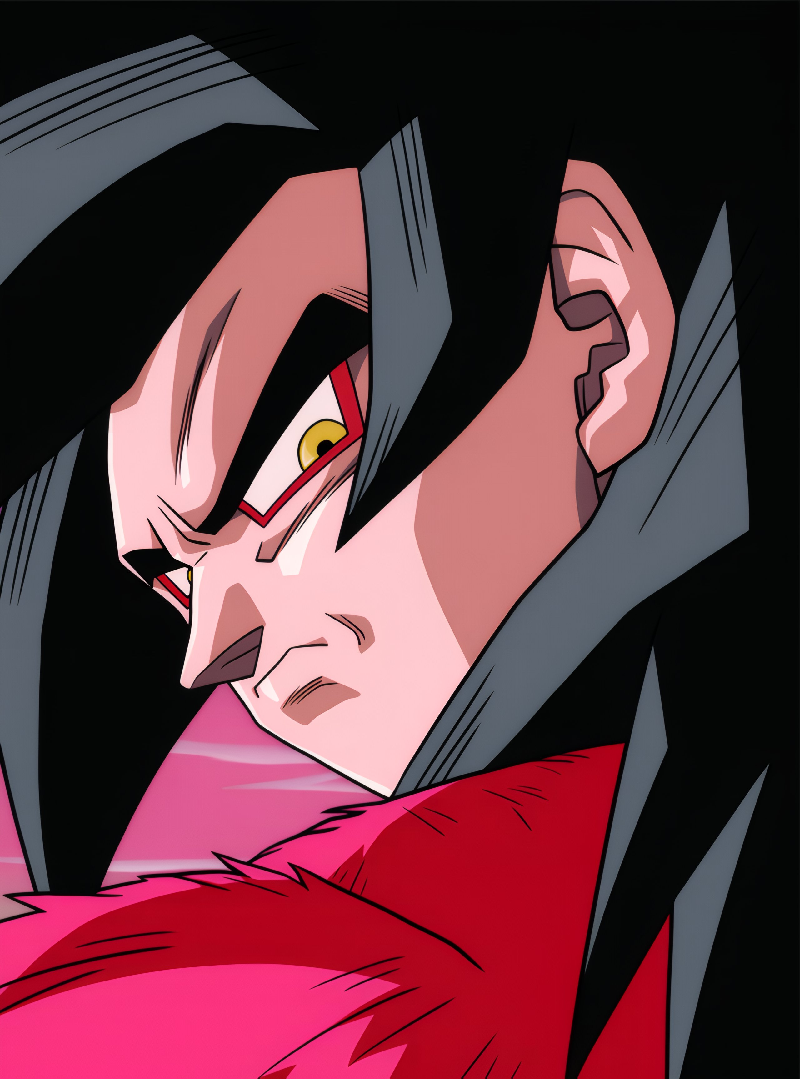 Updated/Redrew my GT Goku Black drawing! (oc) : r/dbz