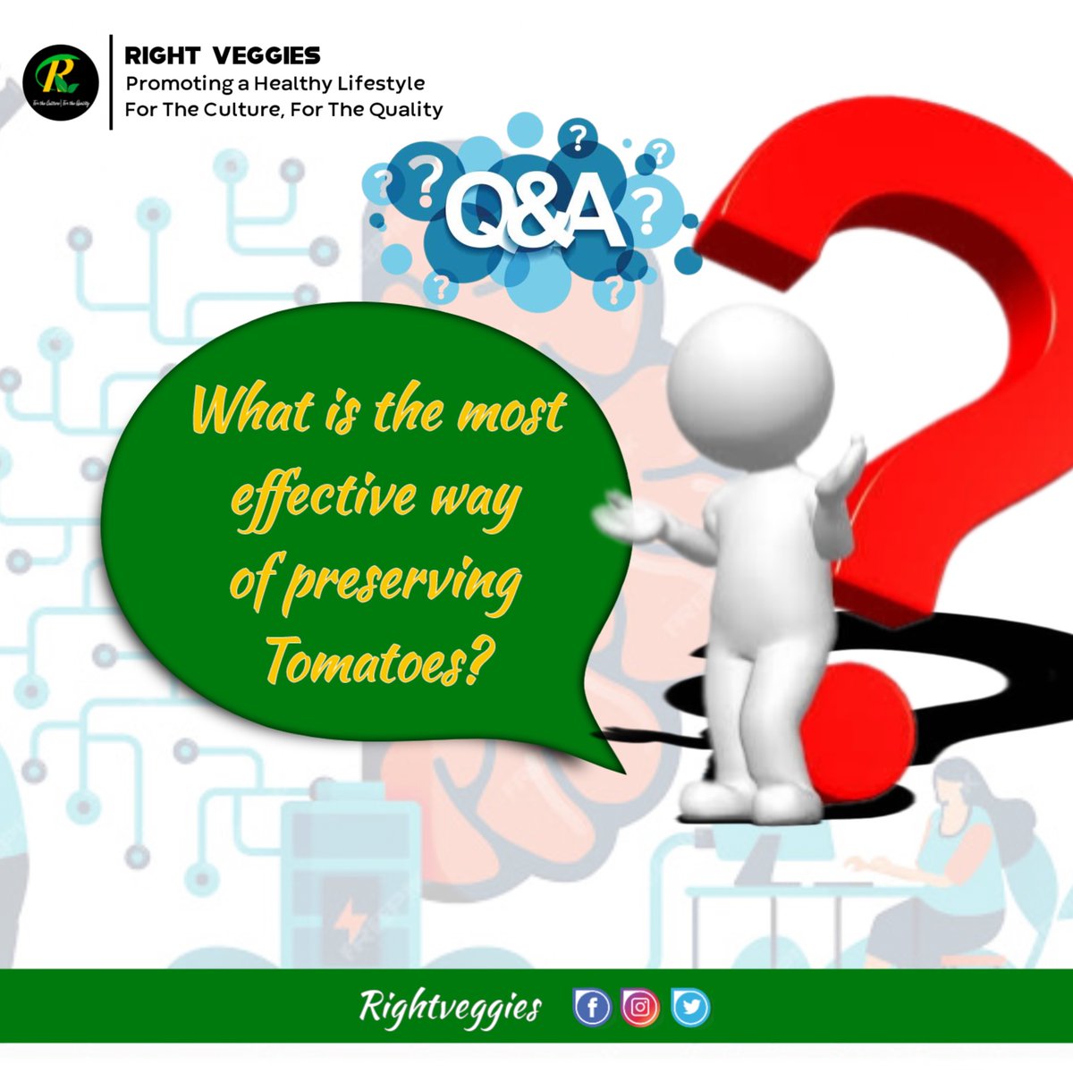 rightveggies's tweet photo. Fri-yay is here and it’s quiz time! 💃

Join the fun and lets kick-start the weekend with a buzz of excitement.

Ready for creative thinking?
Use the comment section to submit your answers!

#FunFriday
#QuizTime
#Farming
#rightveggies https://t.co/rJyPWiKyK1