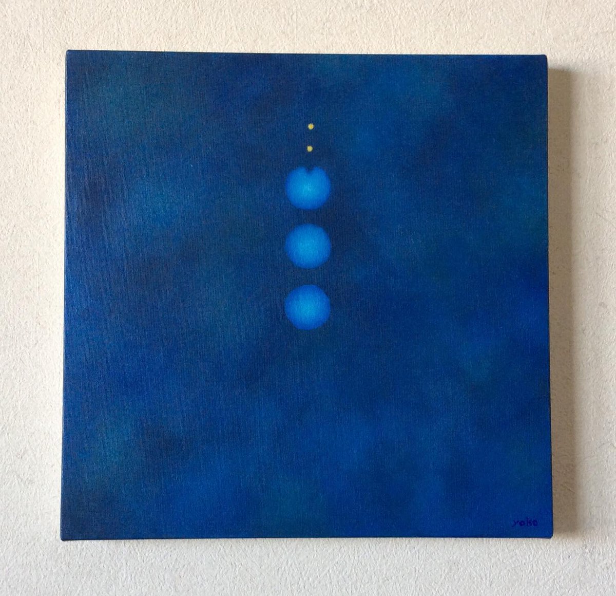 yokoyok07966512's tweet photo. タイトル「水の記憶(宇宙)」
サイズ 30×30cm
キャンバスに油彩
#渡辺洋子 #青い絵 #黄色い絵 #赤い絵 #yoko #painteryoko #redpainting #yokowatanabe #japanesepainter #yellowpainting #bluepainting #earthpainting #oilpainting #composition #bluecomposition #abstract #abstractart https://t.co/0PSVg7N0EJ