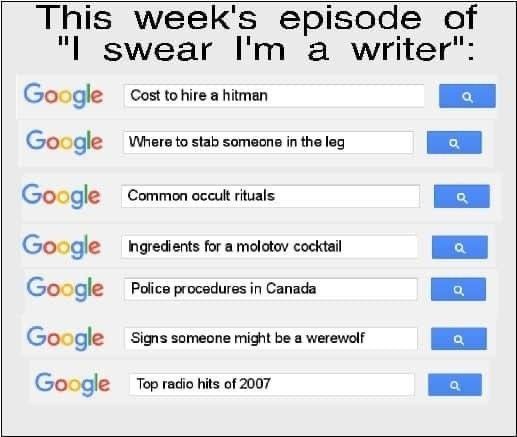 Honest... it's just research.
#amwritingnovels