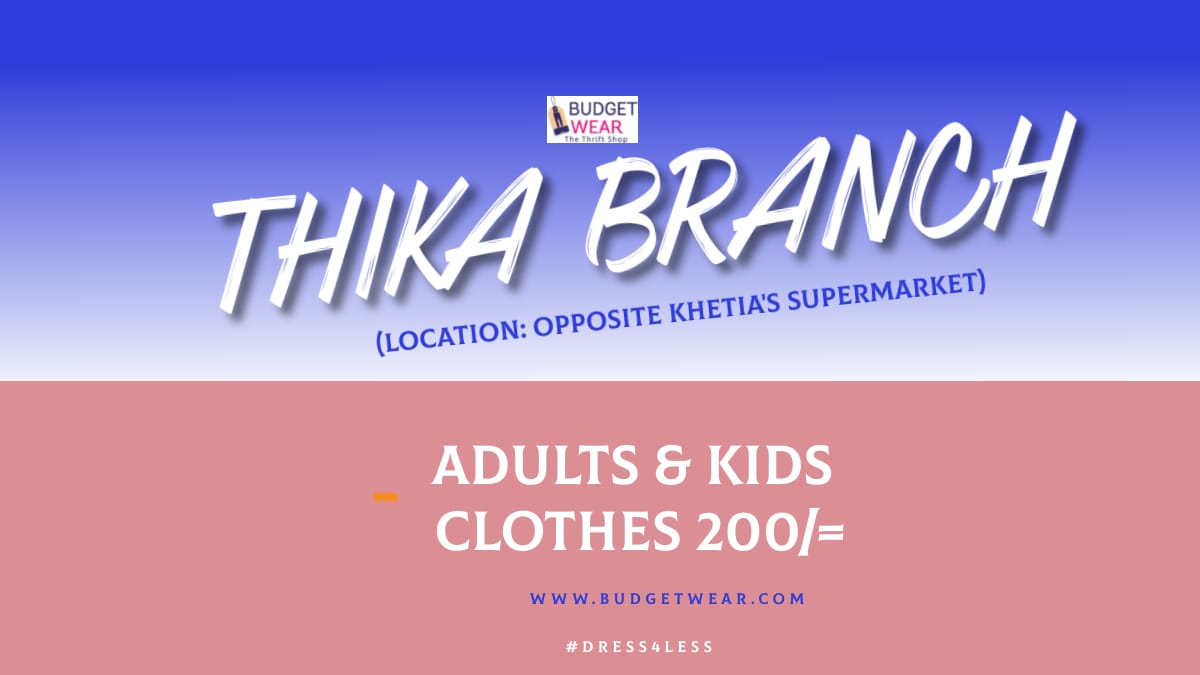 ThikaTowntoday's tweet photo. SPONSORED:
FRIDAY 3RD NOV......
Price will be as tagged at 200/= for adult clothing and kids wear.
๐๐ฉฑ๐ก๐๐งฅ๐๐ฅฟ๐๐
Karibu @BudgetWearShop - Thika Opposite Khetia's Supermarket
#DressForLess https://t.co/rRLZmDXKRY