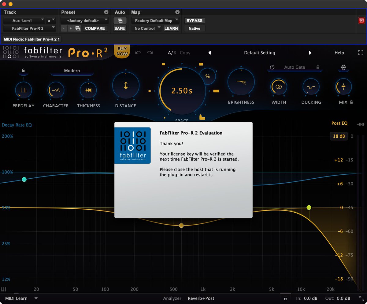 Naruki_Engineer's tweet image. 今からいっぱい使うぞ〜

#fabfilter #ProR2