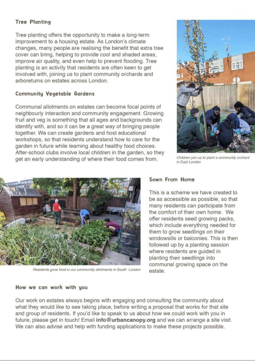 Calling all TMOs and Residents Associations! 

🌳⚠️

Tree planting season has arrived! It's also time to start thinking about building and preparing your community gardens for spring 2024 🌿

Have a read below to find out how we can help you, or drop us an email to chat 💚