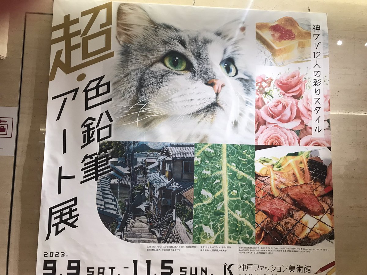 NobulinSoft's tweet photo. 神戸ファッション美術館で開催している「超色鉛筆アート展」を見に行った。
自分が色塗るときは色鉛筆を使うので、見ててすごくプラスになったり発見することも多く、収穫が多かった。

併設で展示されていた昔のドレスの展示も面白かった。昔のシャネルのドレス、すごく洗練されていた。 https://t.co/I1lERYeNoh