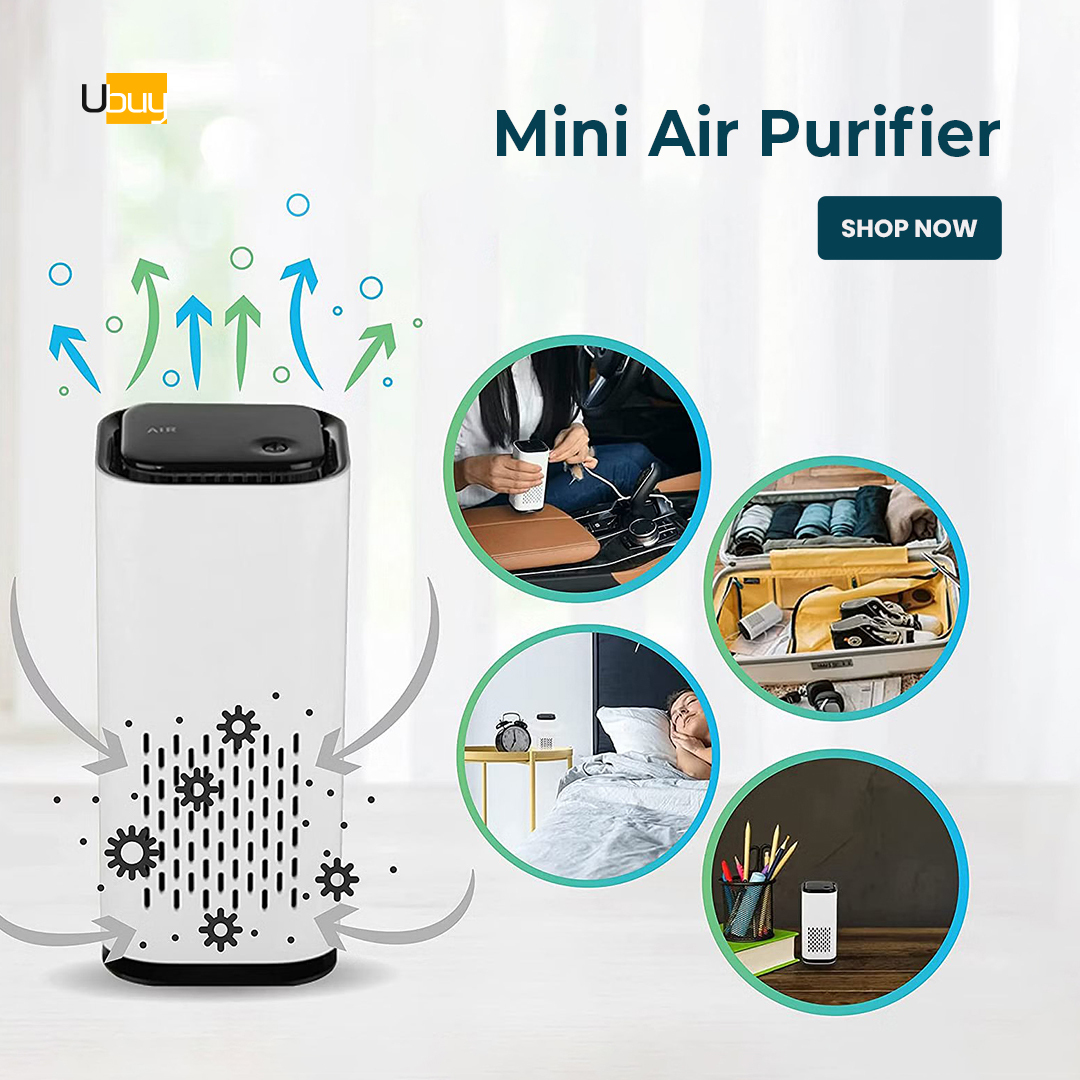 Mini Air Purifier is the Perfect addition to your Home or Office, Its Sleek design and High Performance will amaze you.

Shop Now: ubys.us/a6sx334

#AirPurifier #AllergyCare #CleanAir #Environment #freshair #portableairpurifier #onlineshopping #trending #ubuy