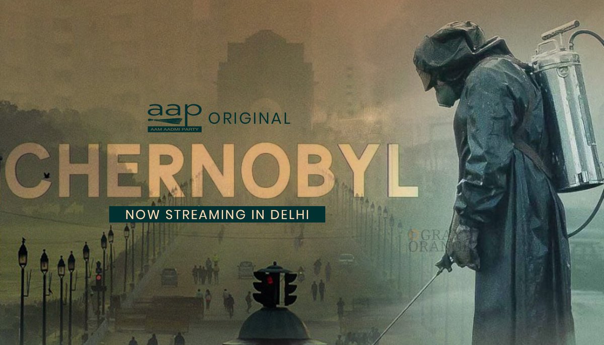 Man singlehandedly turned Delhi into Chernobyl 

#DelhiAirQuality #DelhiAirPollution  #OrangeAlert