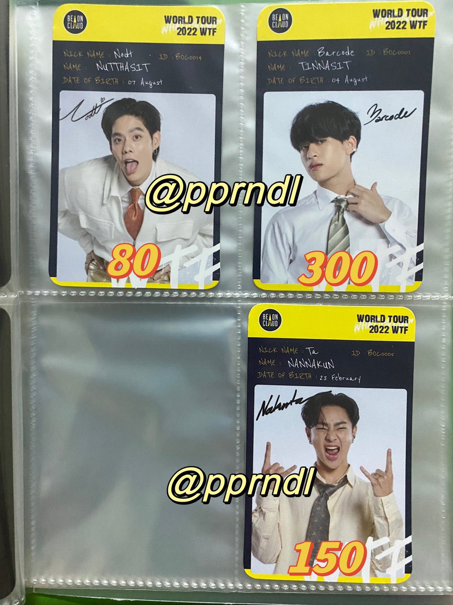 pprndl's tweet photo. ✨WTS ปล่อยค่ะ ✨
📮ส่งฟรี
📦ซื้อหลายใบ ลดได้อีกค่ะ
👉สนใจ dm ได้เลยค่ะ😊

#ตลาดนัดคินน์พอร์ช 
#ตลาดนัดBoc 
#ตลาดนัดเหนือเมฆ 
#ตลาดนัดคินพอร์ช https://t.co/WYg9KvfFxh