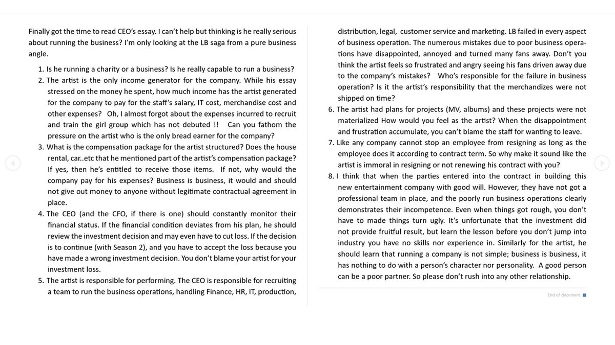 wingwo6002's tweet photo. Allow me to murmur on my own regarding the LB saga. https://t.co/KTiiBZ9Raq