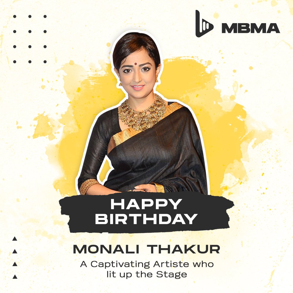 Happy Birthday to the incredible Monali Thakur! 🎶✨ 

Cheers to your musical brilliance and the radiant spirit you share with the world!

#happybirthdaymonalithakur #monalithakurbirthday #singermonali #monalithakurday #birthdaywishes #mbma #meetbros #mbmusicacademy #musicschool