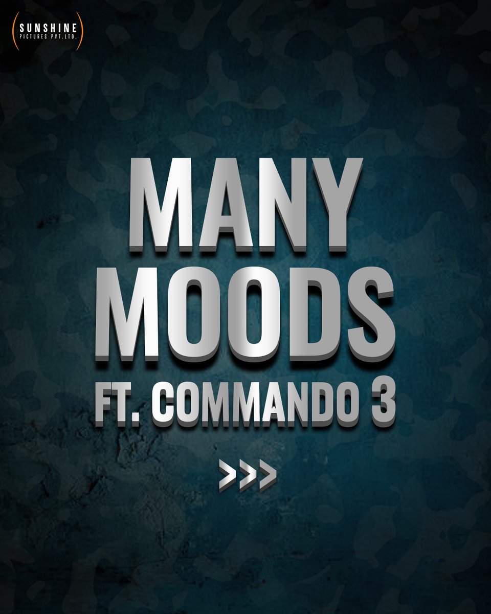 sunshinepicture's tweet image. One man, many moods! Which is your favourite one, tell us in the comments below! 🔥😍
@VidyutJammwal

#VipulAmrutlalShah @Aashin_A_Shah

#SunshinePictures #Commando3 #VidyutJammwal #ManyMoods #Action #Thriller #Bollywood #Movie