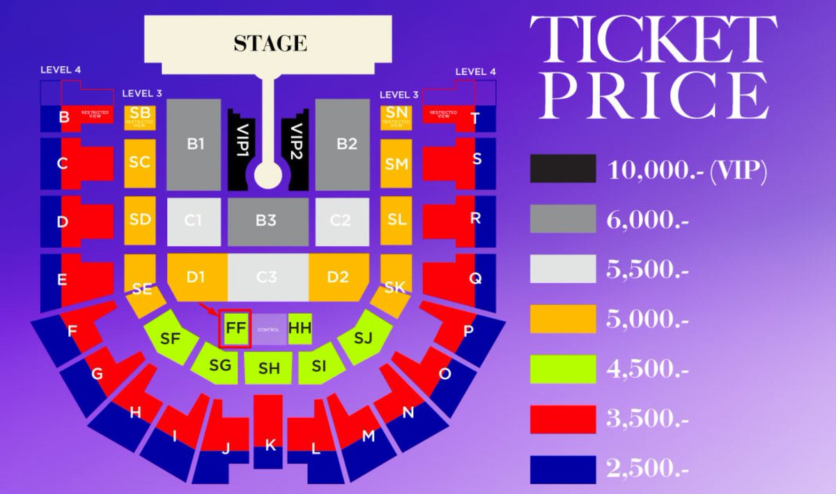 arareh's tweet photo. ขายบัตร วันอาทิตย์ที่ 5 zone FF ราคา 4500 จำนวน 2 ใบ ที่นั่งติดกันค่ะ  สนใจ  DM เข้ามานะคะ #BillkinTempoConcert_Ticket https://t.co/drdtGNAM1J