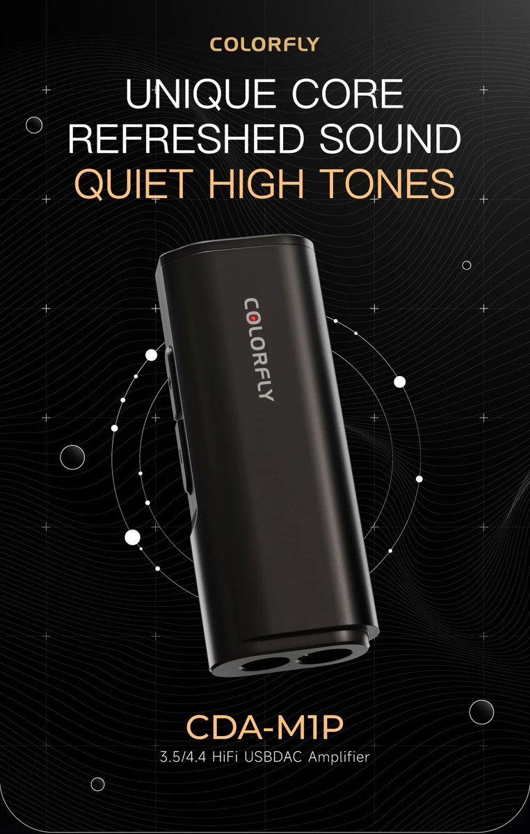 TimeAudio_AE's tweet image. Colorfly  CDA-M1P
Portable USB DAC/AMP  Amplifier

💡M1P 豊かなパワーを提供し、パンチの効いたダイナミックなオーディオ体験を提供し、よりクリーンで静かな背景をもたらし、自然なサウンドを引き出します。

▸▸s.click.aliexpress.com/e/_olQASMJ

#Colorfly #CDAM1P #DAC #AMP #AUDIO #HIFI #デコーダ