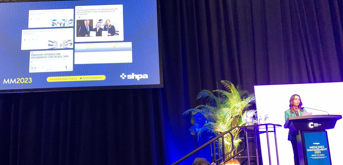 Another quiet achiever, SHPA’s advocacy machine; @SHPAChiefExec Kristin Michaels reflects on wins on Closing the Gap, Pharm. Reform Agreements and state + territory budgets, all driven by members who identify gaps in patient care and resourcing. #MM2023SHPA