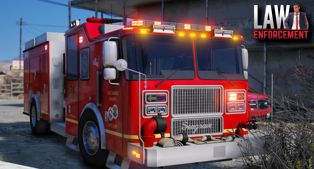 lefrgtav's tweet photo. "Engine 78" Engin pompe 78 du Los Santos County Fire Department "LSCoFD" !
#lawenforcement #lacofd #intervention #secours #pompies #lscofd #feu #fivem #roleplay #fire #firefighter https://t.co/kzRTkzMSVY