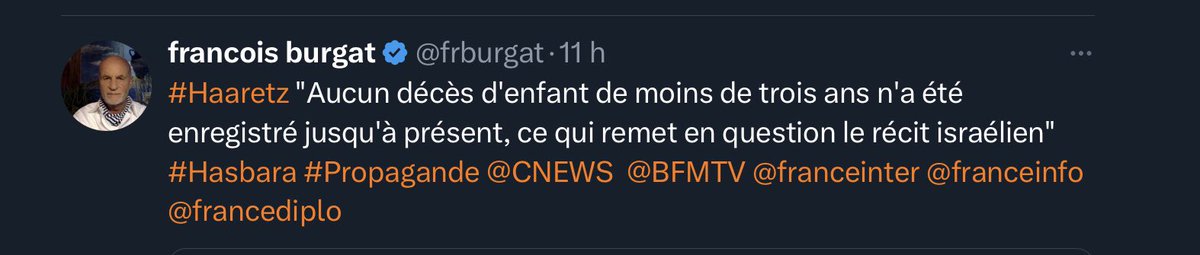 Il y a quelques années, à la fin des années 1990, je témoignais en #France de ce que j’avais vu, en tant que journaliste, et subi en tant que citoyen en #Algérie 

J’avais alors parlé de ces hommes décapités, de ces femmes éventrés et de bébés égorgée. J’avais expliqué que je