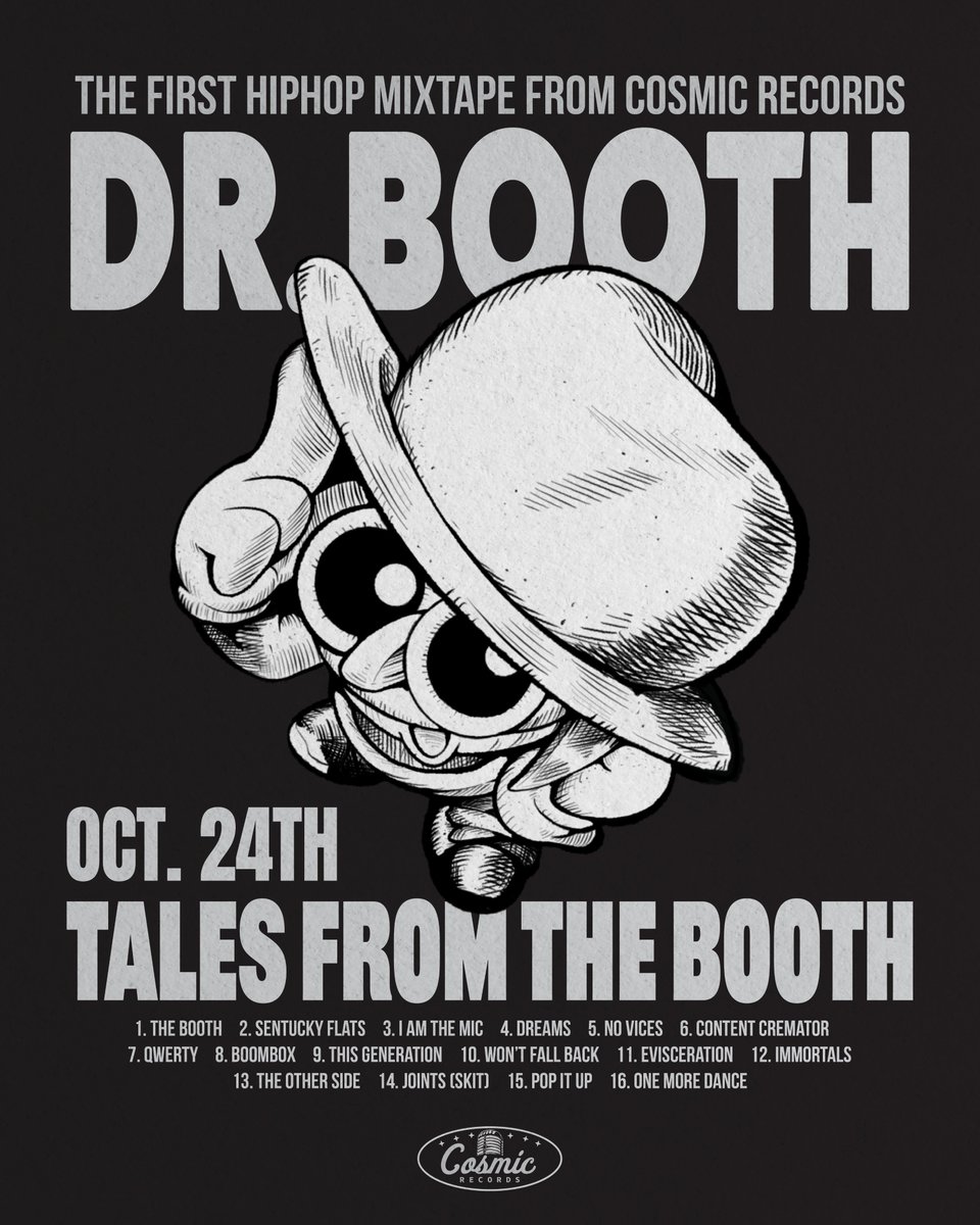 vandigital's tweet image. Who's Dr Booth? A character I developed with my buddies at @senspace_studio. It's my alter-ego & virtual avatar representing Sentucky Flats AND all the songs created w @CransPaul for the Mixtape tell the story of Dr Booth 💯
Collect "Tales From The Booth" senspace.studio/shop