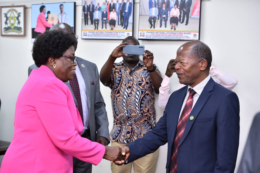 Today UNEB pays tribute to Prof. Mary Okwakol who has been the Chairperson of the Board. Prof. Celestino Obua, the Vice Chancellor of @MbararaUST is due to be sworn in as the New Chair, we welcome him aboard. The Minister of State for Higher Education Hon. Muyingo is…