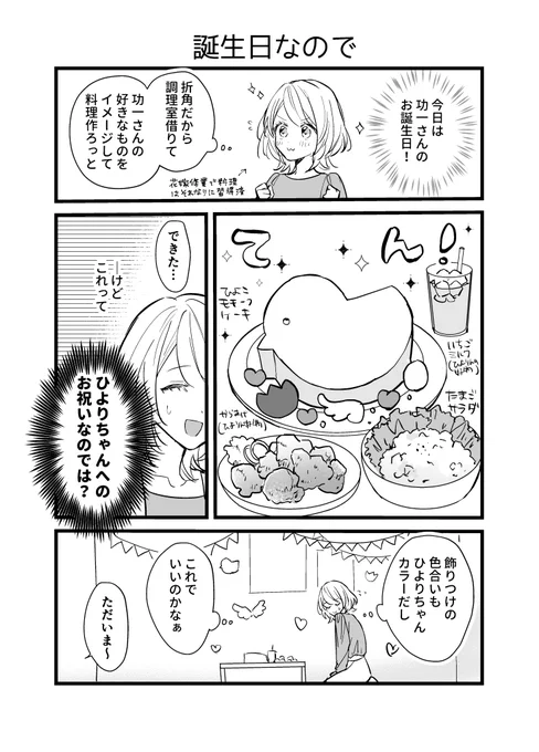 功一誕生日おめでとう漫画🍰