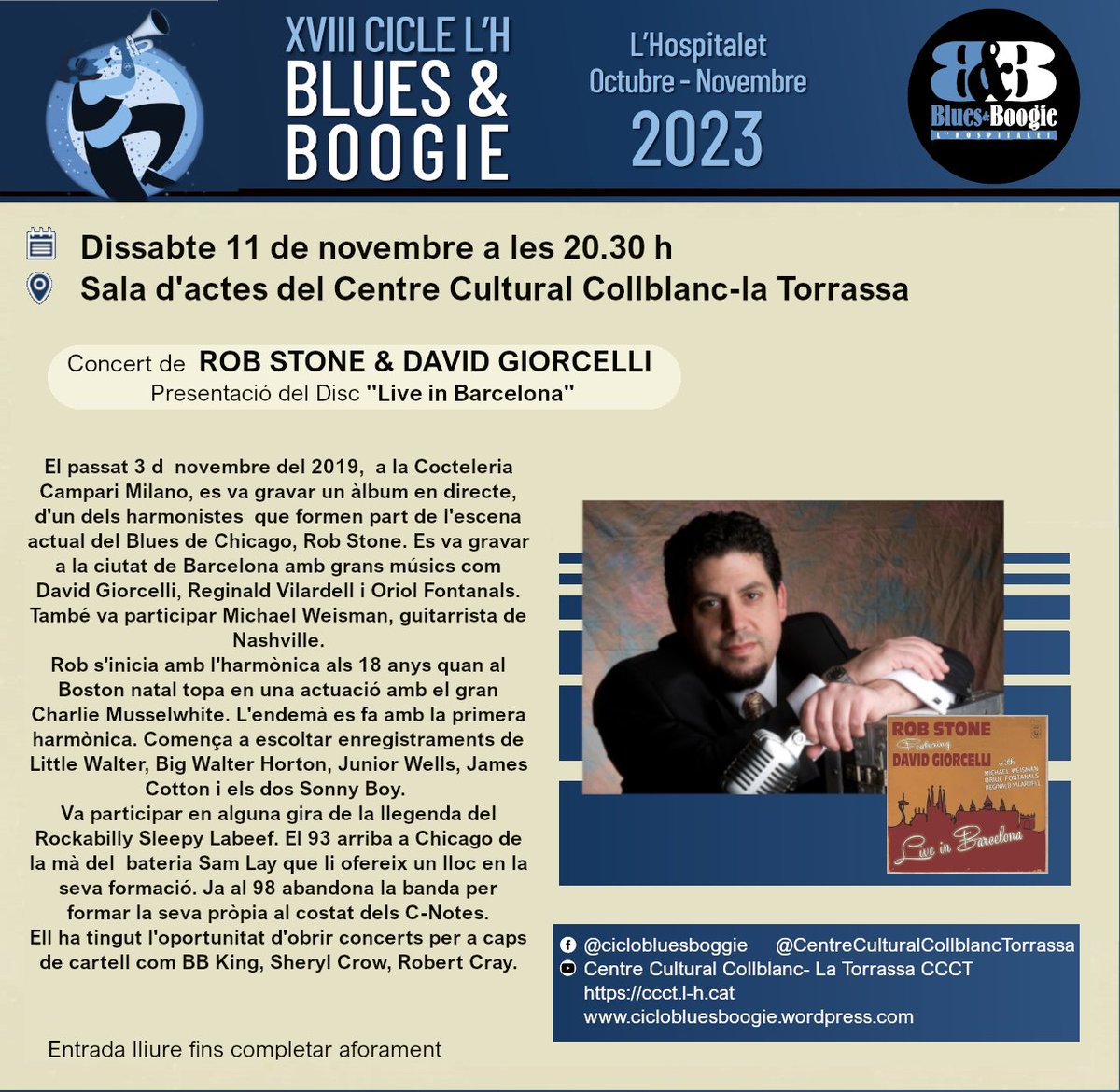 davidgiorcelli's tweet photo. Próxima semana comenzamos una pequeña gira con Rob Stone por España, Francia y Bélgica. https://t.co/Bjf7lH8MXv