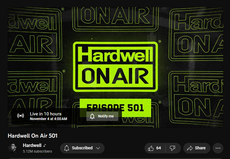 ughjonel's tweet photo. Eyy @HARDWELL On Air is Back! https://t.co/B30wK5239v