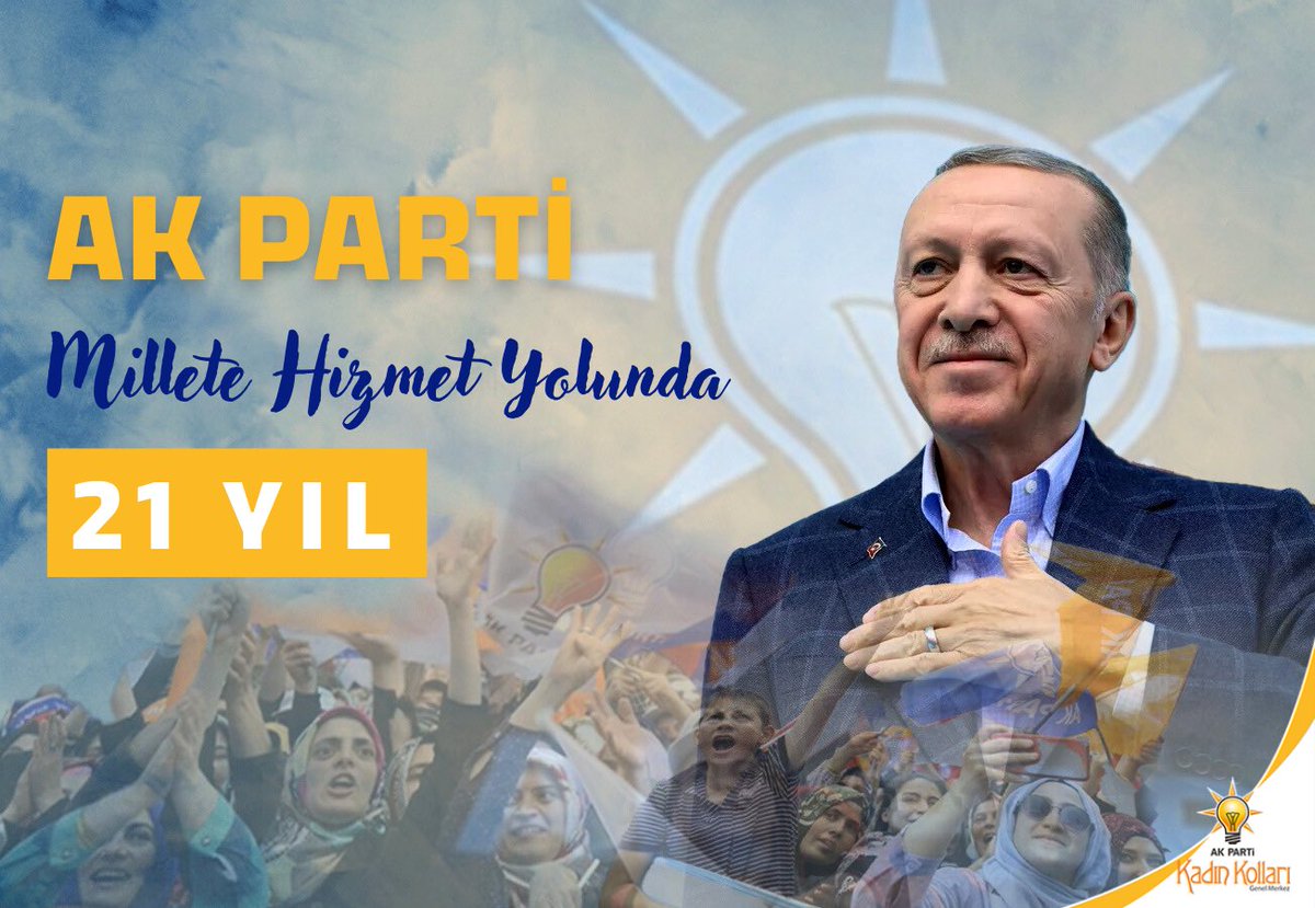 akkadinbilecik's tweet photo. Bizim yolumuz ülkemize ve milletimize hizmet etme yoludur.

#3Kasım2002’de, AK Partimiz ile

Cumhurbaşkanımız @RTErdogan  liderliğinde çıktığımız bu kutlu yolculukta

Ülkemize ve Milletimize hizmetle dolu nice 21 yıllara TÜRKİYE'M 🇹🇷
#TürkiyeYüzyılı
#MilleteHizmetYolunda https://t.co/OEseWEkEf5
