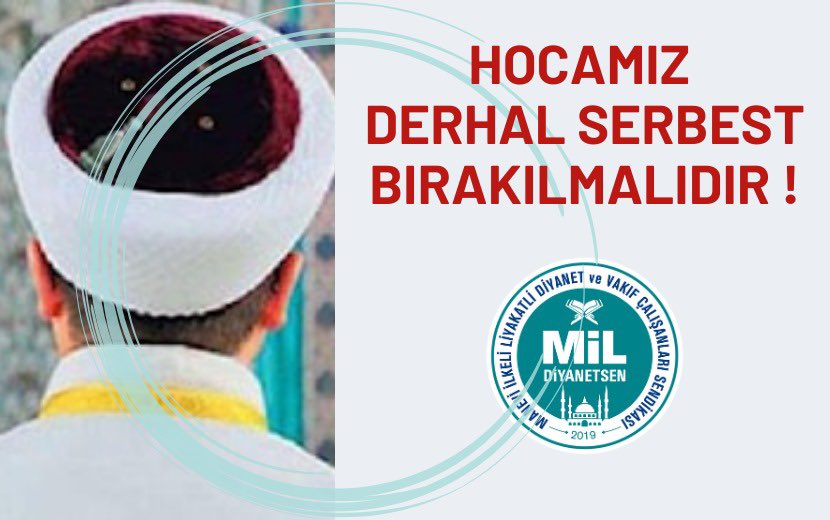 Kocaeli Körfez ilçesinde görev yapan Metin Özcan Hocamız bir mevlid töreninde ‘islam alimleri asıldı, hilafet kaldırıldı, medreseler kapatıldı’ şeklindeki ifadeleri ve mevcut eğitim sistemini eleştirmesi nedeniyle 'halkı kin ve düşmanlığa tahrik' ile 'Atatürk'e hakaret' suçundan