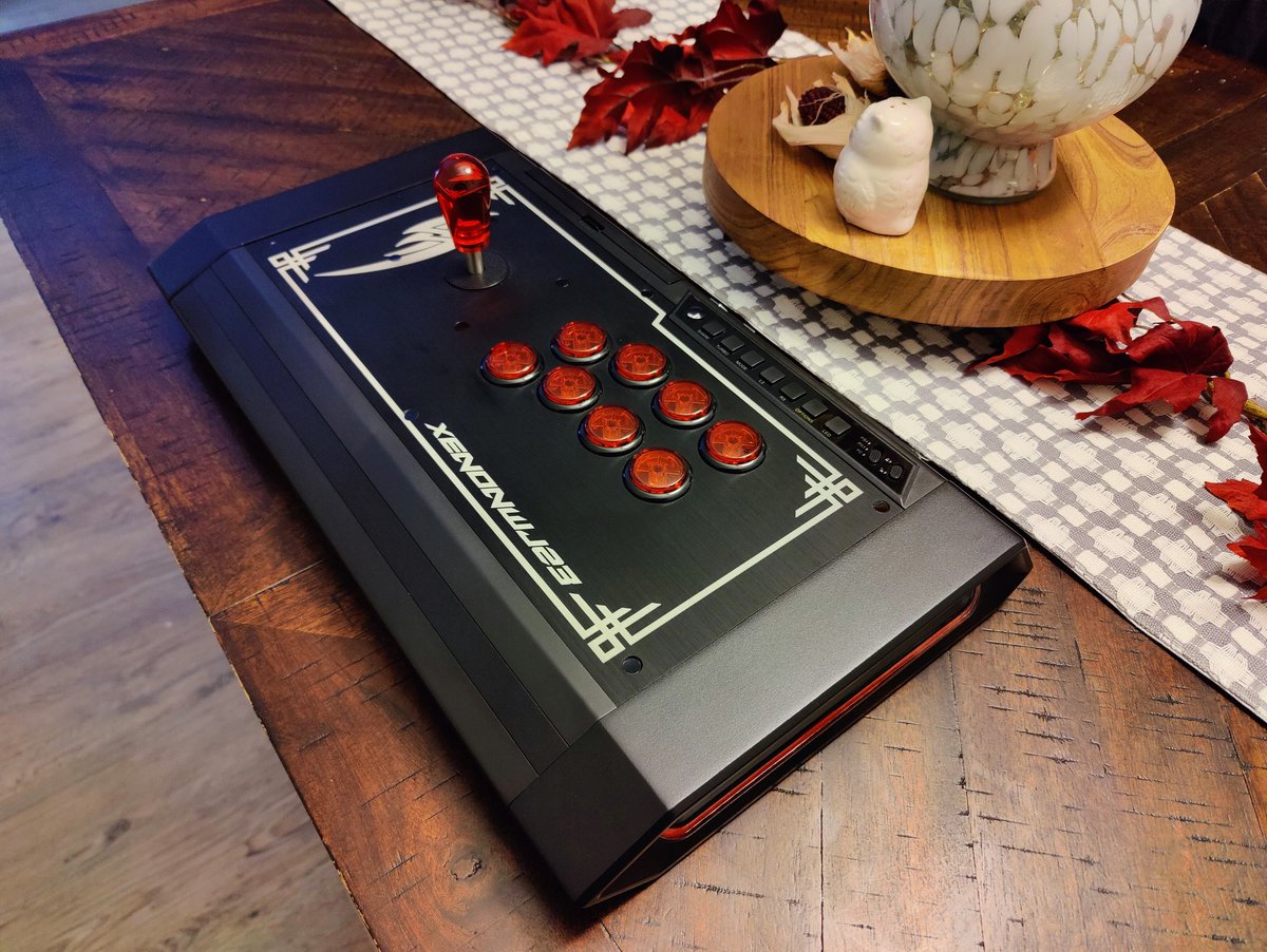 XenonWJ23's tweet photo. Finally Complete. Thank you to all the people and Shops that made this possible with inspiration and components. @wazwuz @ArcadiaCustoms @ArcadeShock @focusattack @PhiDXGames @TEKKEN @ist_mall @fightstickart @ArcadeParts https://t.co/NDo1f3wu4H
