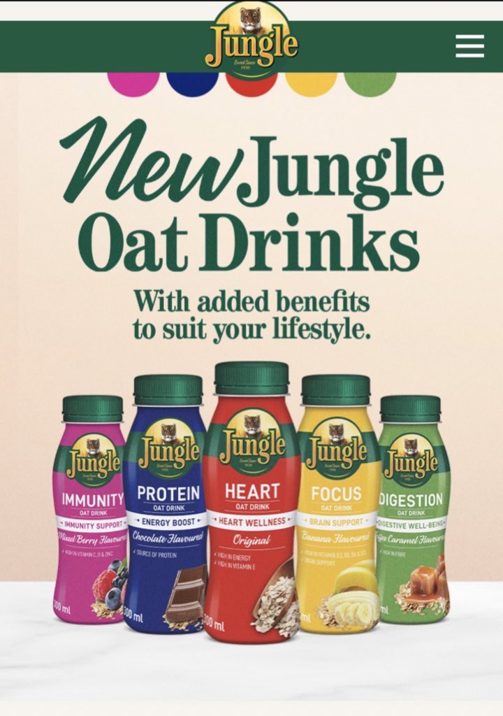 I actually wanna try all of them 😭😭🔥🔥 @Jungle_ZA #StartWithHeart #JungleOats #NewJungleOatsDrink