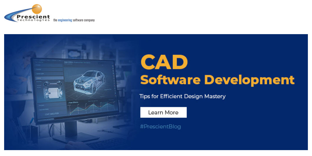 dailycadcam's tweet image. #InterestingRead Prescient Technologies' blog post on "Mastering CAD Software Development: Tips and Best Practices for Efficient Design" offers valuable insights into the world of CAD software development. Read Here - pre-scient.com/blogs/cad-soft…

#CAD #KBE @PrescientTechn1 #CAE