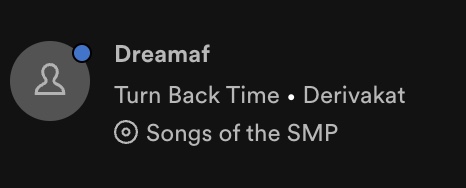Dream’s Spotify tweet media