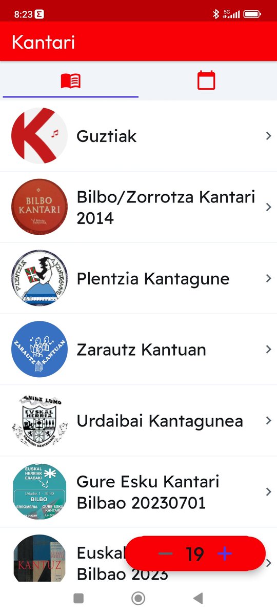 kantariapp's tweet photo. Kantari app 4 atera berri da, Android eta web bertsioan!

Bertsio honek agenda dakar, kantujiren egutegia, abesti-zerrenda barne.

Bideoetan hobekuntzak egon dira eta baita diseinuaren aldetik.

https://t.co/J1zJap9cR0 https://t.co/rSBRPDuUbb